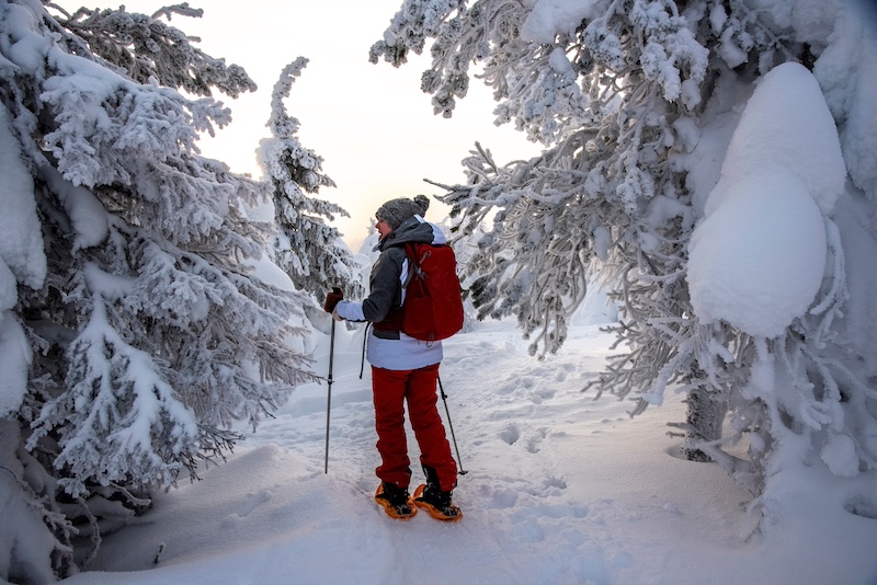 Snowshoeing + Spa Combo