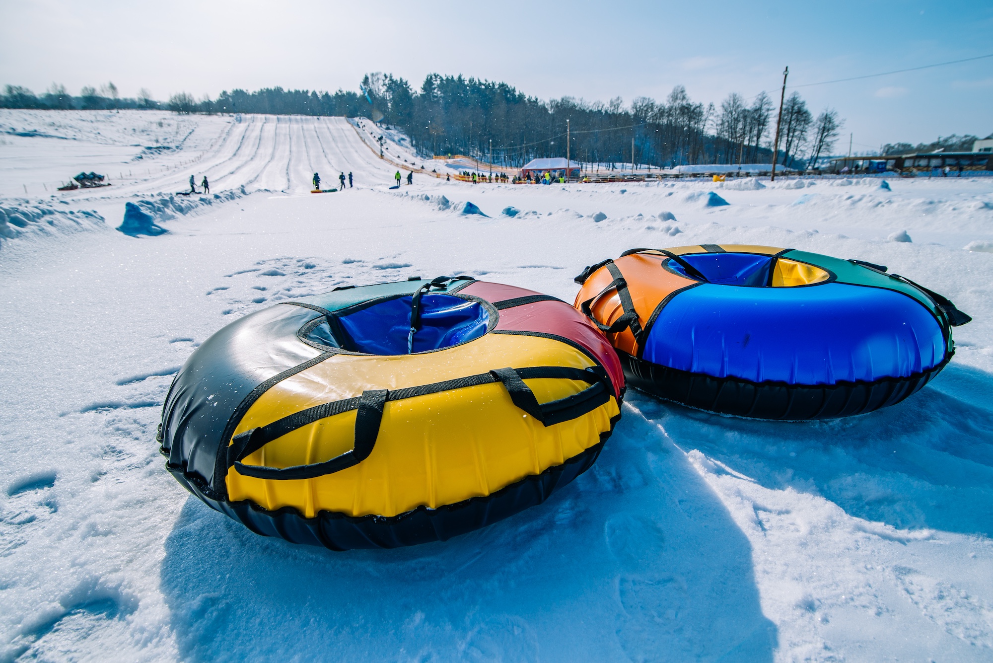 Seven tubing lanes at Woodward Park City with magic carpet lift